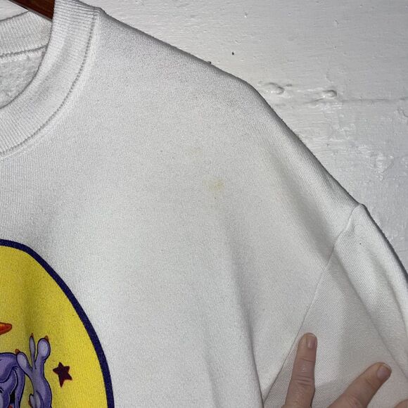 Vintage Disney Figment Imagination Institute Sweatshirt Epcot Size L 90s Rare - Picture 3 of 10
